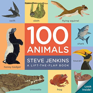 100 Animals Board Book: Lift-the-Flap 