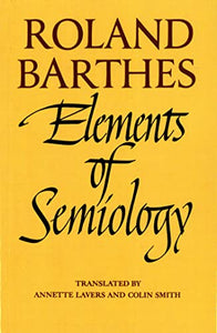 Elements of Semiology 