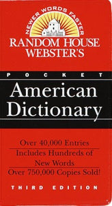 Random House Webster's Pocket American Dictionary 