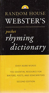 Random House Webster's Pocket Rhyming Dictionary 