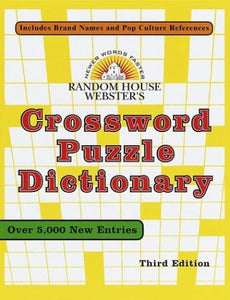 Random House Webster's Crossword Puzzle Dictionary 