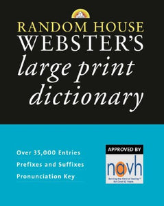 Random House Webster's Large Print Dictionary 