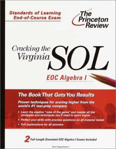 Cracking the Virginia Sol Eoc Algebra I 