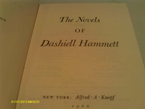 Novels Dashiell Hammett 