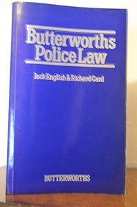 Butterworths Police Law 