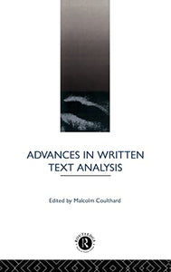 Advances in Written Text Analysis 