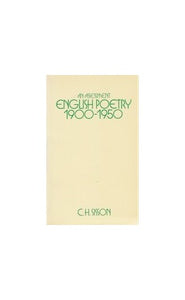 English Poetry, 1900-50 