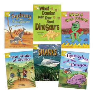 Learn at Home:Star Reading Gold Level Pack (5 fiction and 1 non-fiction book) 