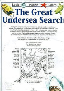 The Great Undersea Search (Look, Puzzle, Learn) 