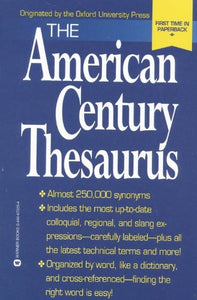 The American Century Thesaurus 