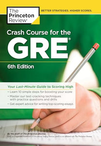 Crash Course for the GRE, 6th Edition 