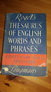 Thesaurus of English Words and Phrases 