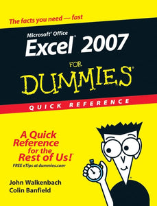 Excel 2007 For Dummies Quick Reference 