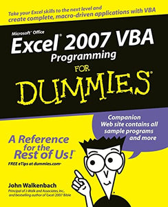 Excel 2007 VBA Programming For Dummies 