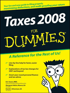 Taxes 2008 For Dummies 