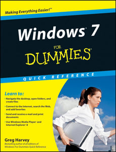 Windows 7 For Dummies Quick Reference 