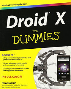 Droid X For Dummies 