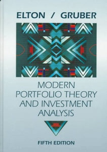 Modern Portfolio Theory and Investment Analysis 