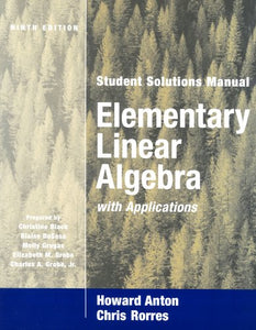 Elementary Linear Algebra with Applications 