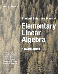 Elementary Linear Algebra 