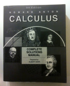 Complete Solutions Manual to Accompany Calculus with Analytic Geometry 4e (Manual) 