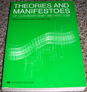 Theories and Manifestos of Contemporary Architecture 