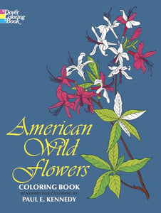 American Wild Flowers Coloring Book 