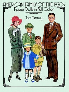 American Family of the 1920s Paper Dolls in Full Colour 