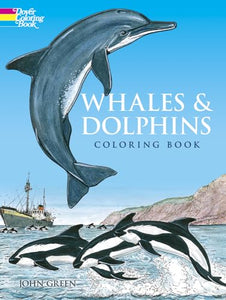 Whales and Dolphins: Colouring Book 