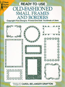 Ready-to-Use Old-Fashioned Small Frames and Borders 