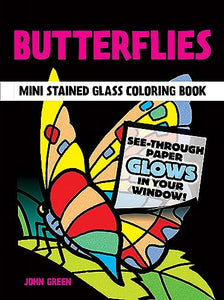 Little Butterflies Stained Glass Colouring Book 