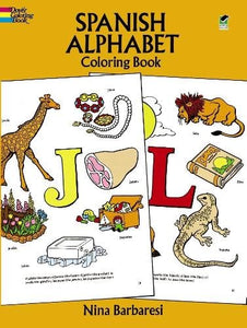 Spanish Alphabet Coloring Book 