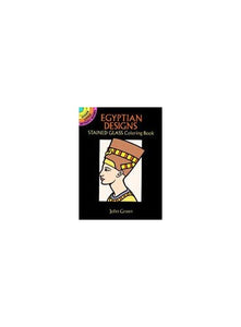 Egyptian Stained Glass Colouring Book 