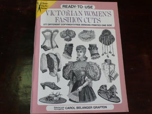 Ready to Use Victorian Women's Fashion Cuts 