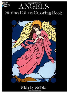 Angels Stained Glass Coloring Book 