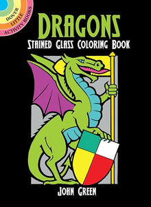 Dragons Stained Glass Coloring Book 