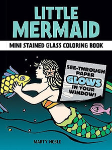 Little Mermaid Stained Glass Coloring Book 