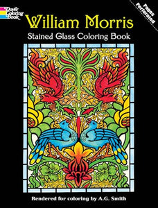 William Morris Stained Glass Coloring Book 