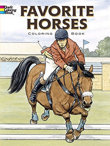 Favorite Horses Coloring Book 