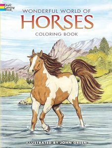 Wonderful World of Horses Coloring Book 