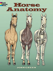 Horse Anatomy Coloring Book 