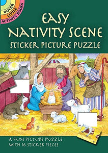 Easy Nativity Scene Sticker Picture Puzzle 