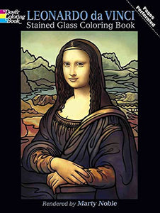 Leonardo da Vinci Stained Glass Coloring Book 