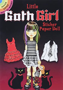 Little Goth Girl Sticker Paper Doll 