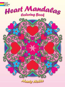 Heart Mandalas Coloring Book 