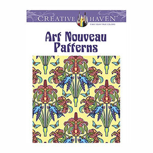 Creative Haven Art Nouveau Patterns Coloring Book 