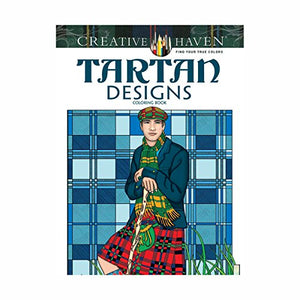 Creative Haven Tartan Designs Coloring Book 