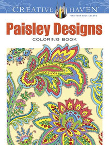 Creative Haven Paisley Designs Collection Coloring Book 