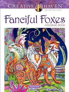 Creative Haven Fanciful Foxes Coloring Book 