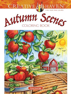 Creative Haven Autumn Scenes Coloring Book 